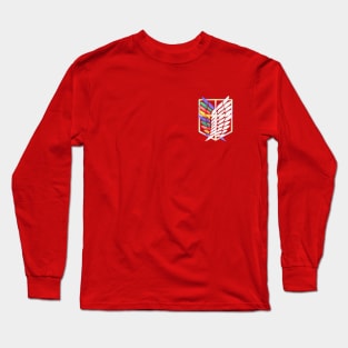 colors of freedom (pocket design) Long Sleeve T-Shirt